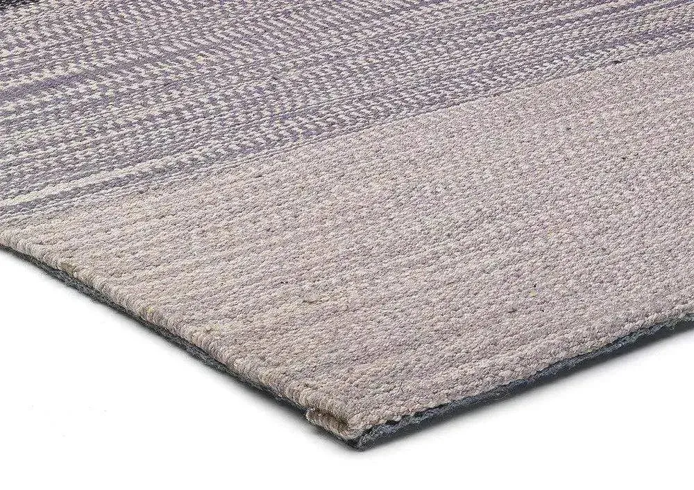 Oxford Grey Modern Cotton Rug