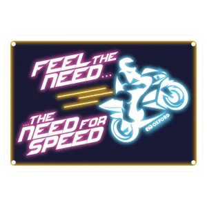 Oxford NEED FOR SPEED Metal Garage Sign