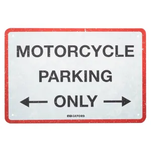Oxford PARKING Metal Garage Sign