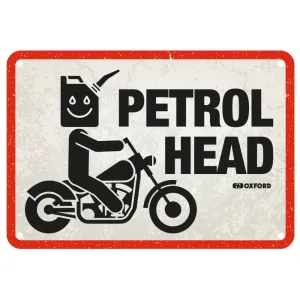 Oxford PETROL HEAD Metal Garage Sign