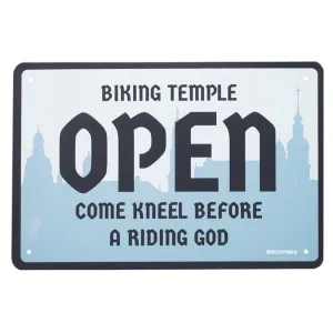Oxford TEMPLE Metal Garage Sign