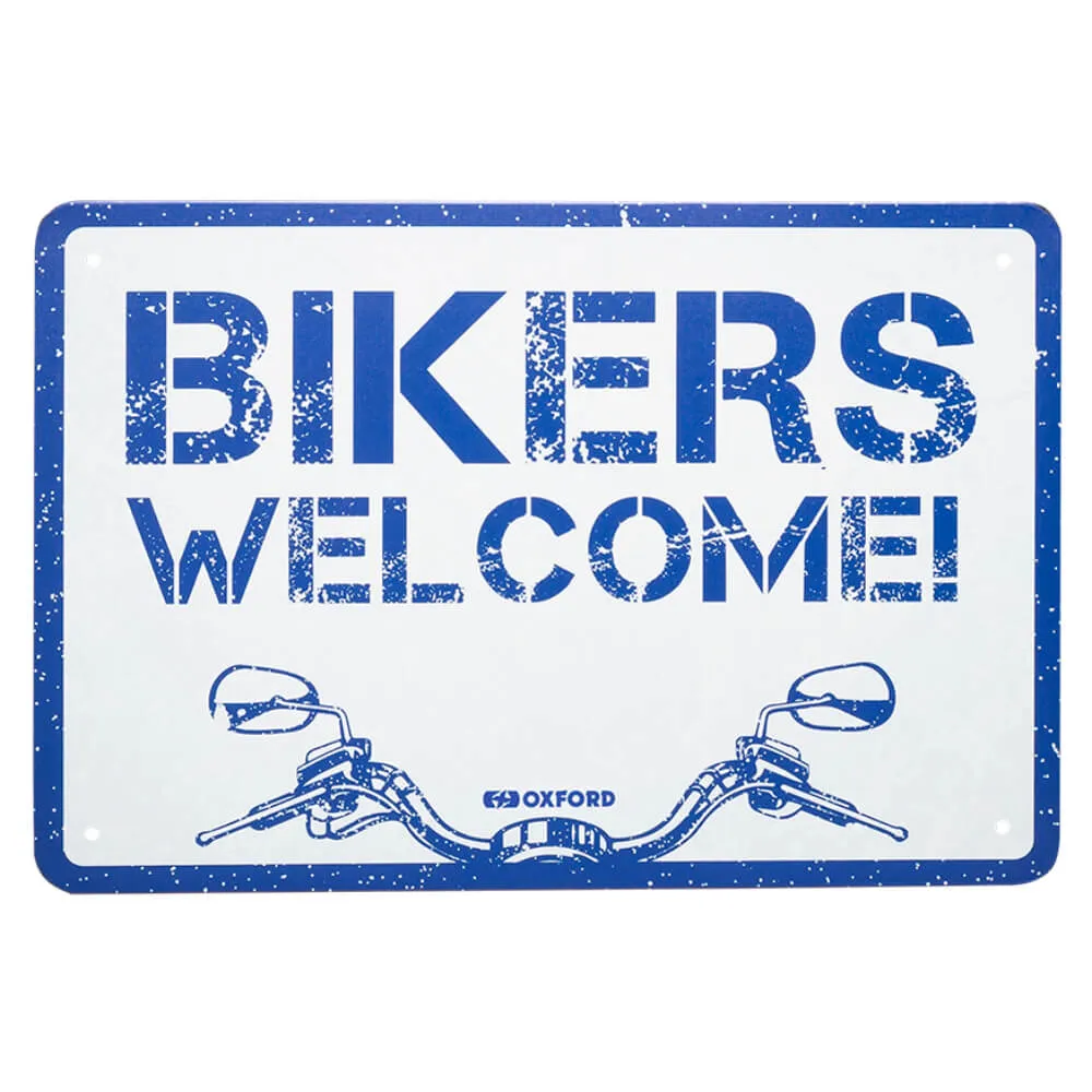 Oxford WELCOME Metal Garage Sign