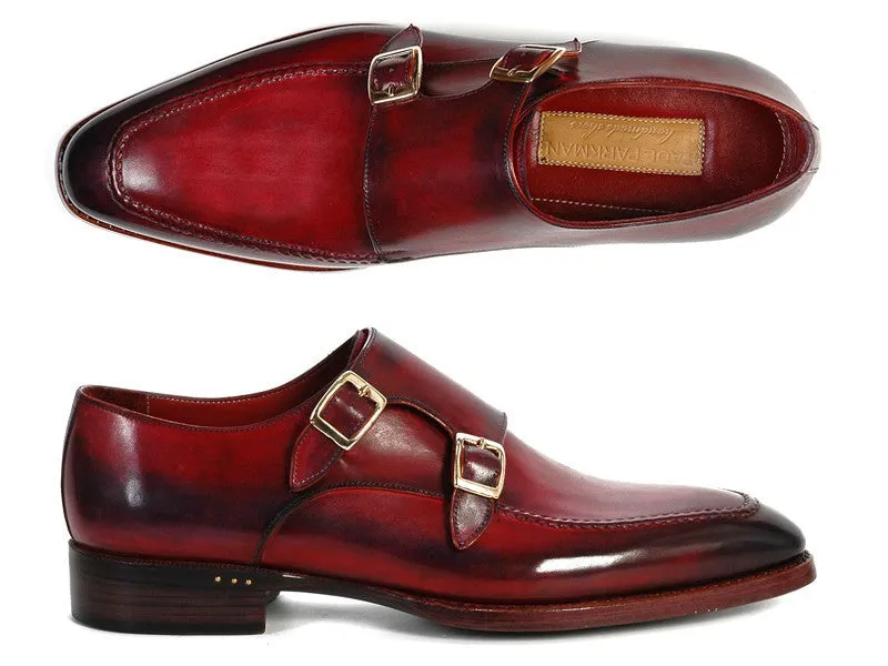 Paul Parkman Men's Double Monkstrap Shoes