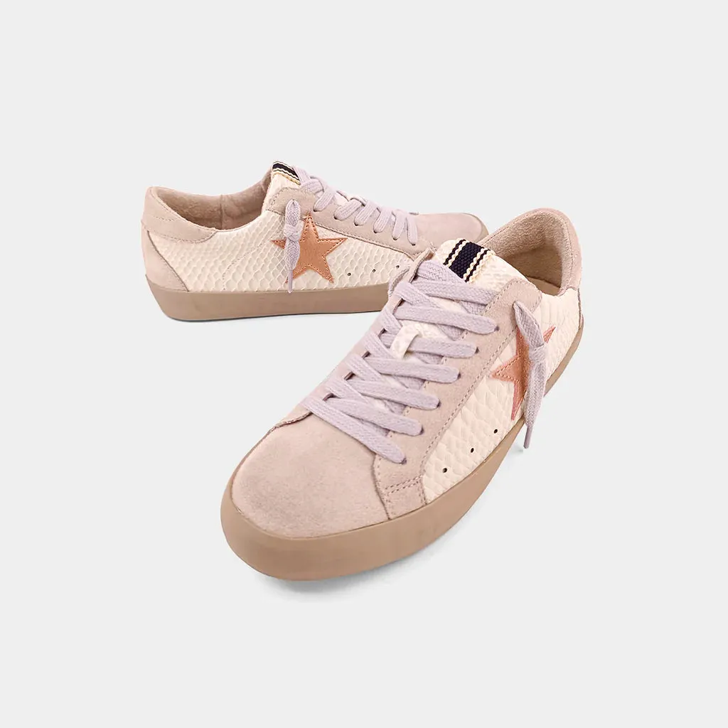 Paula Shoe In Off White Snake
