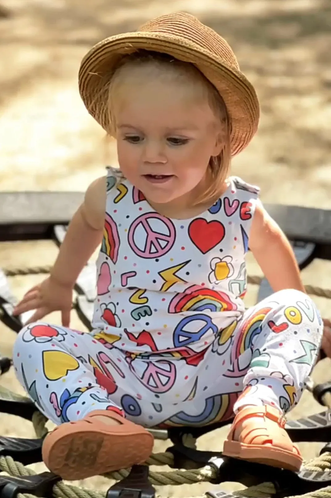 Peace & Love Romper