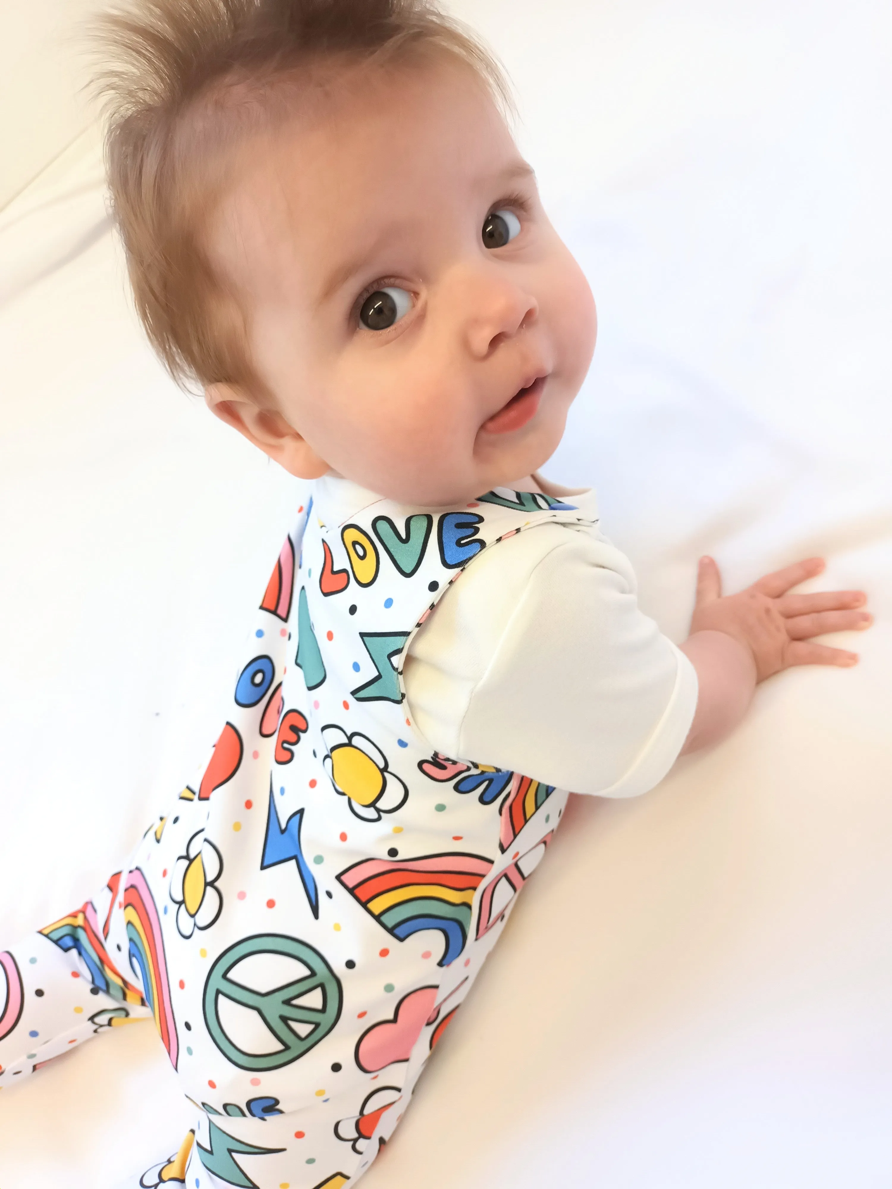 Peace & Love Shortie Romper