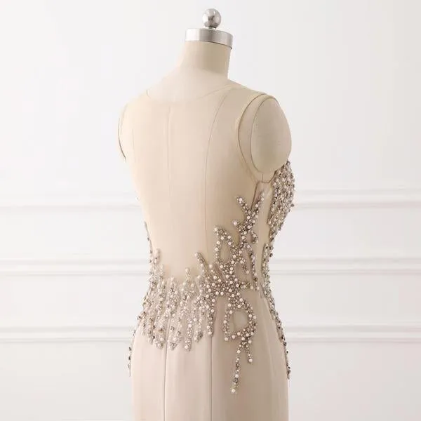 Pearls Mermaid Prom Formal Dress