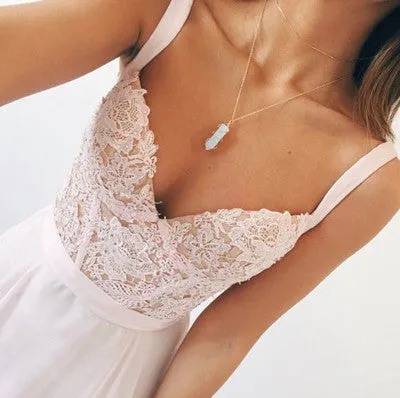 Pink Chiffon Prom Dresses, Elegant Prom Gowns,Homecoming Dresses,Long Prom Dresses, M43