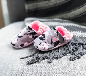 Pink Panda Bear Moccs