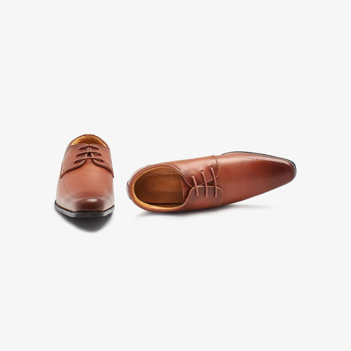 Plain Toe Leather  Shoes