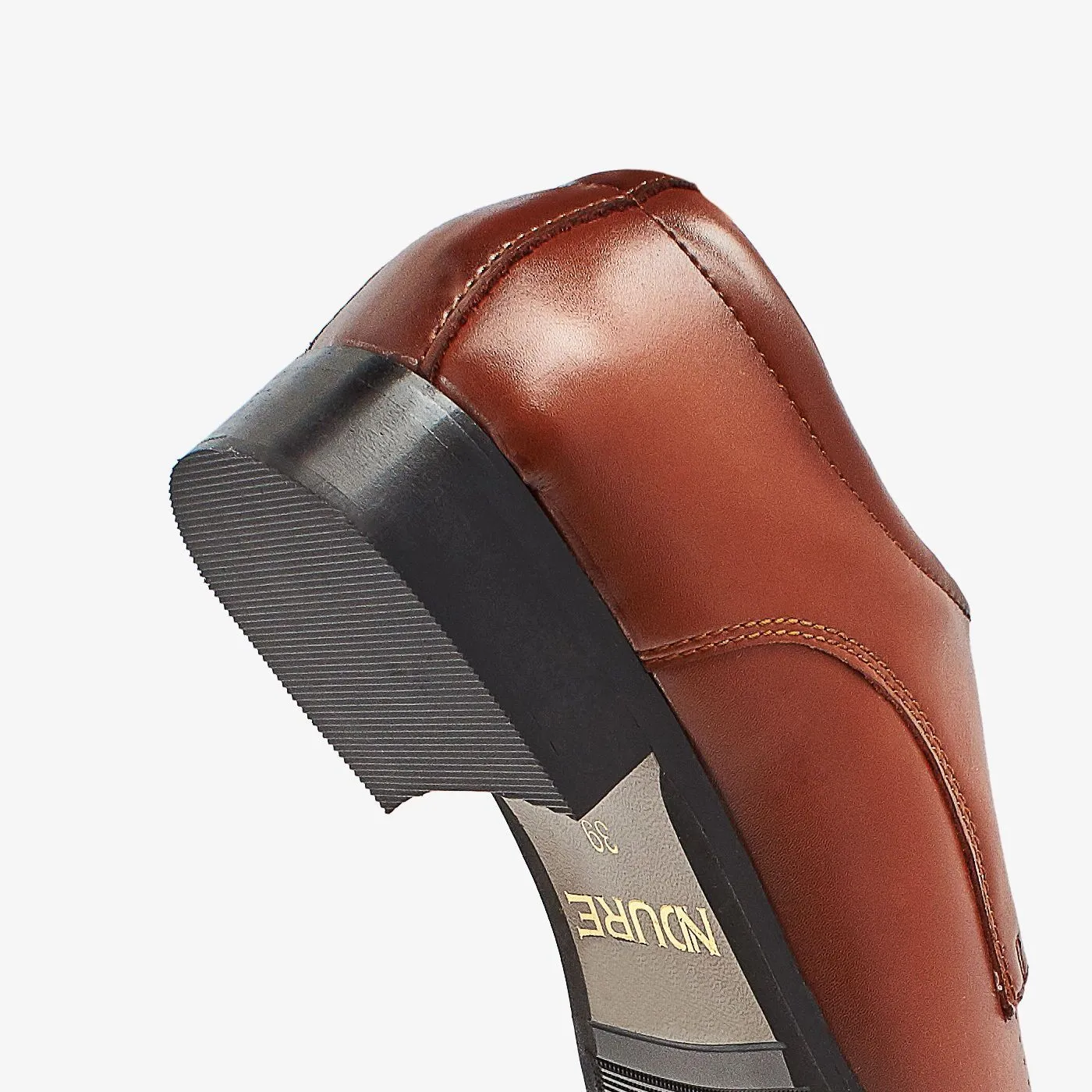Plain Toe Leather  Shoes
