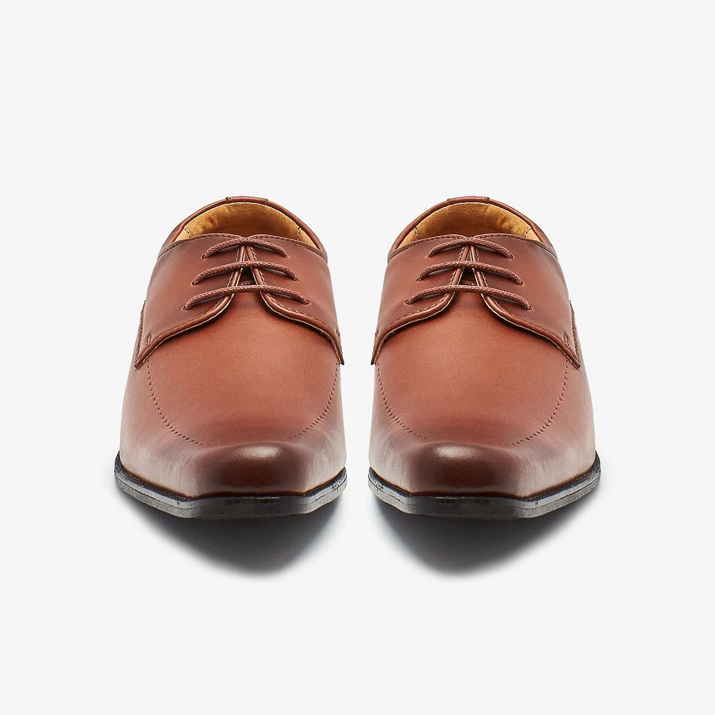 Plain Toe Leather  Shoes