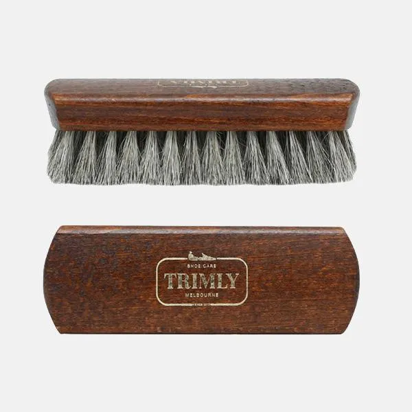Premium Horsehair Shoe Brush