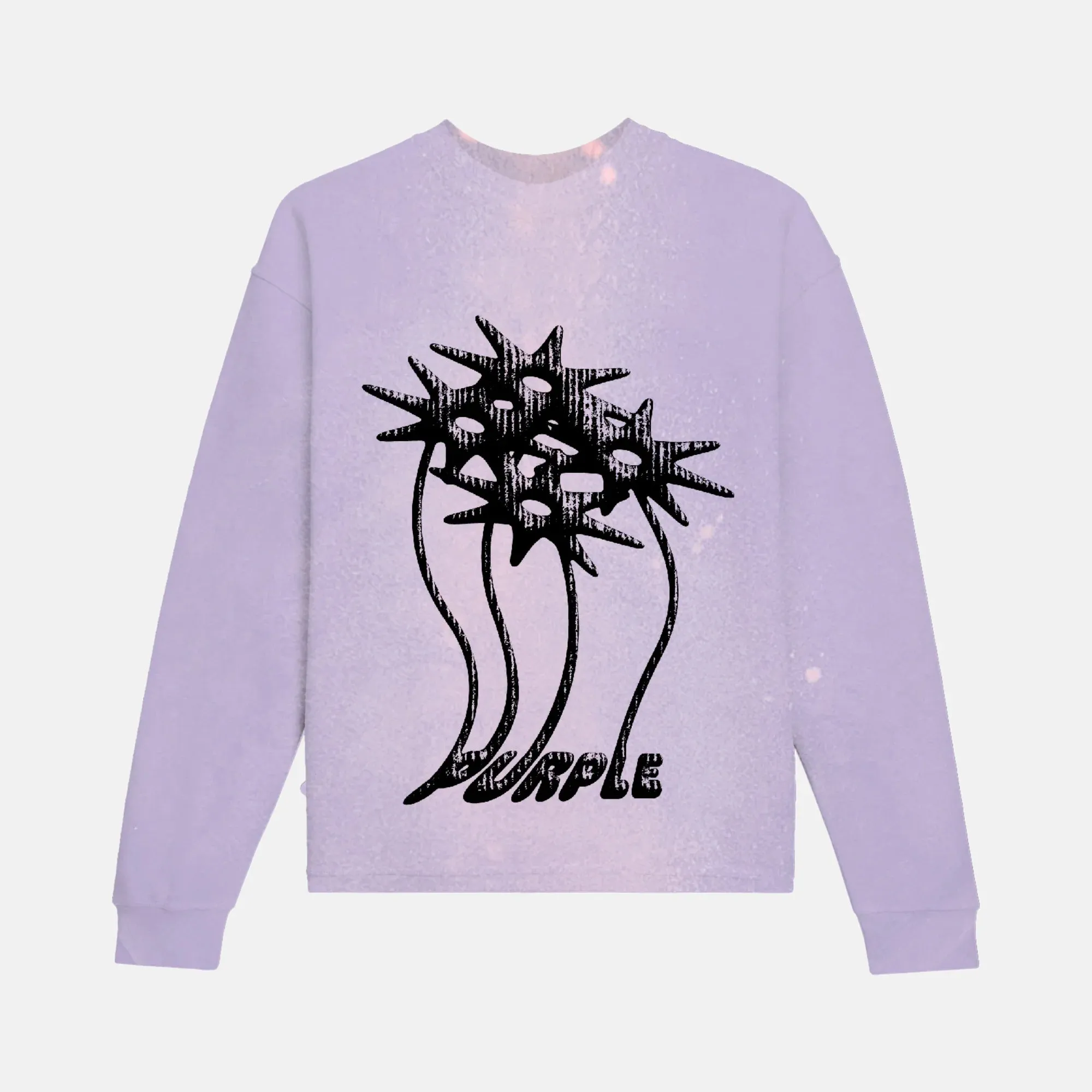 Purple Brand Textured Jersey Longsleeve T-Shirt 'Lavender'