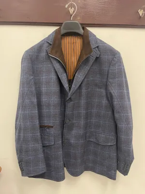 Q by Flynt - Kramer Sport Coat - Navy Plaid