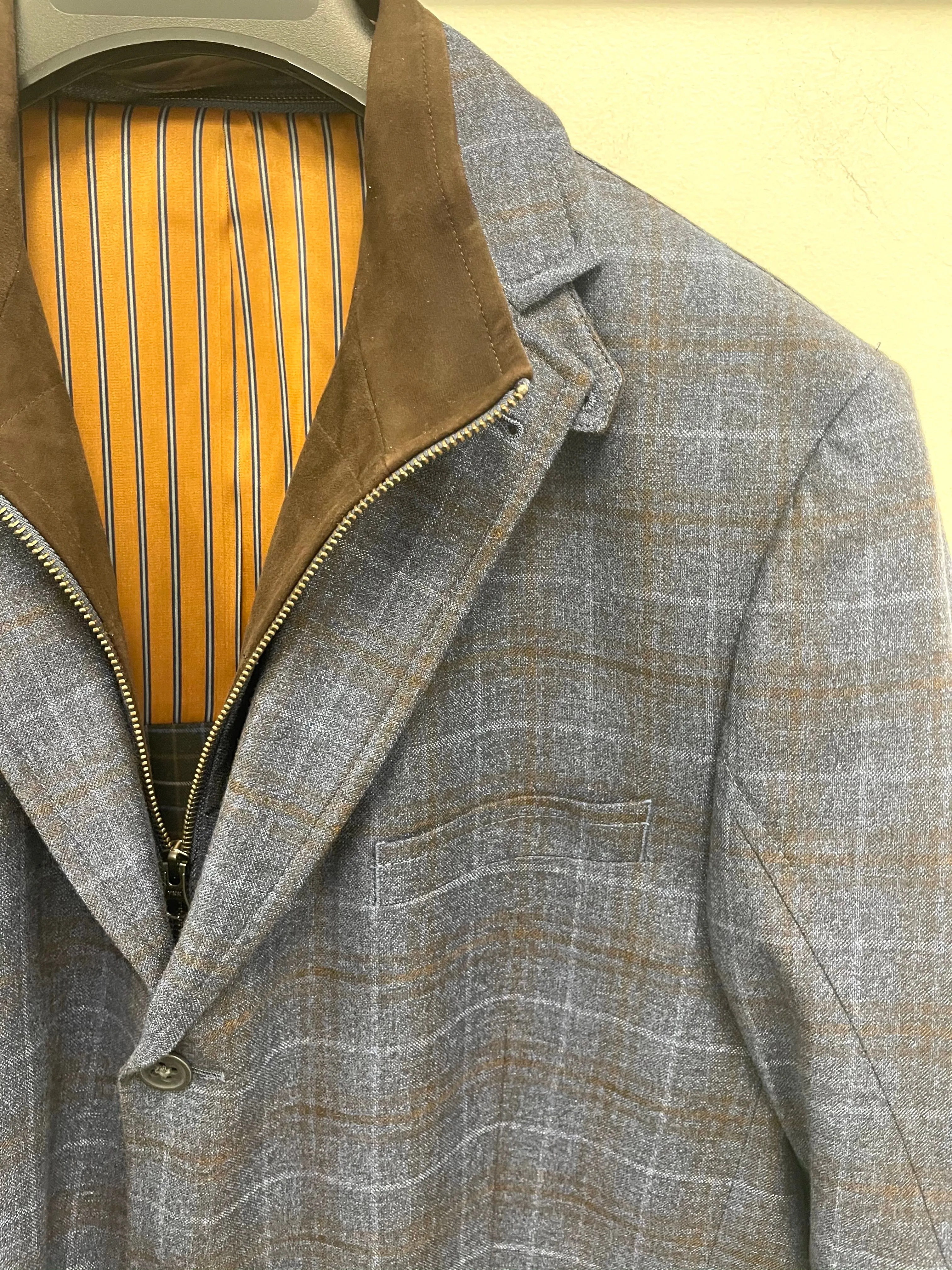 Q by Flynt - Kramer Sport Coat - Navy Plaid