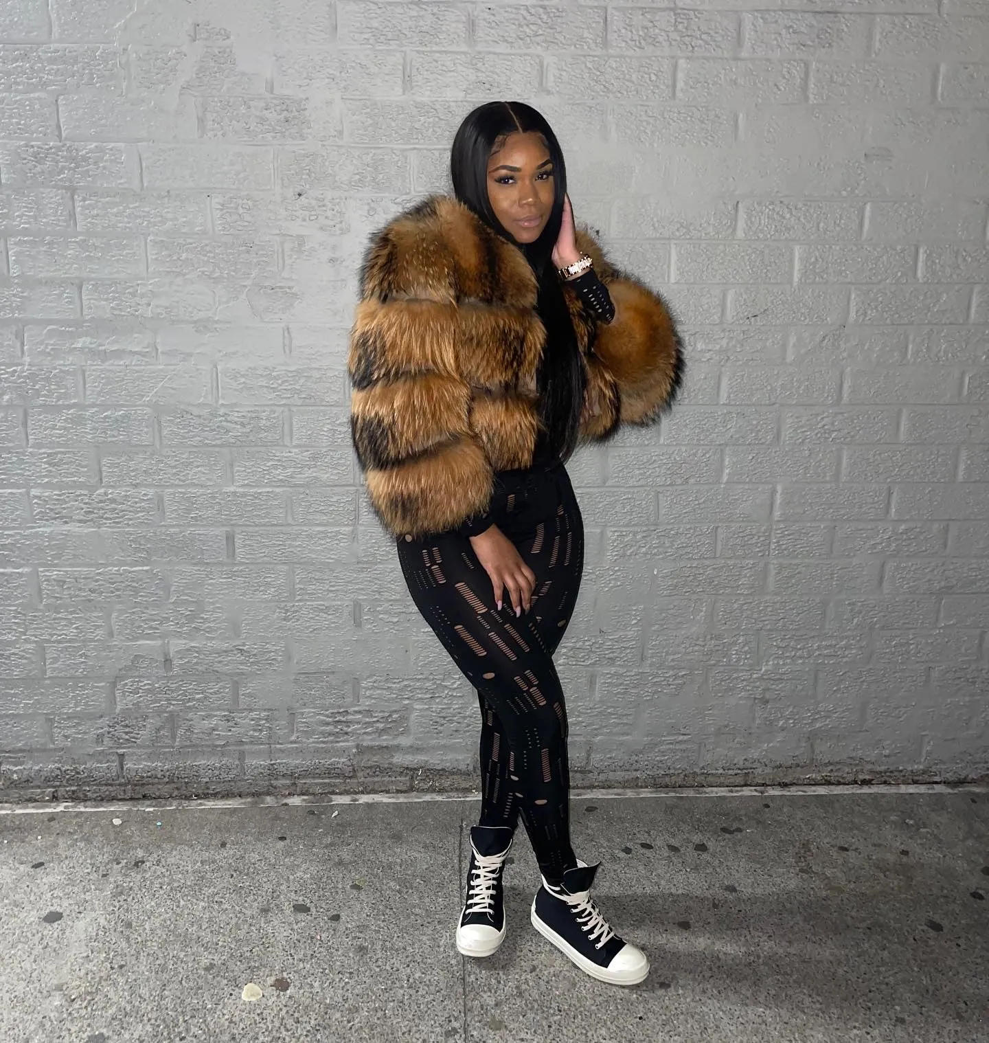 Racoon Fur Coat