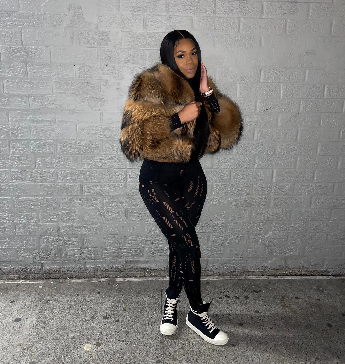 Racoon Fur Coat