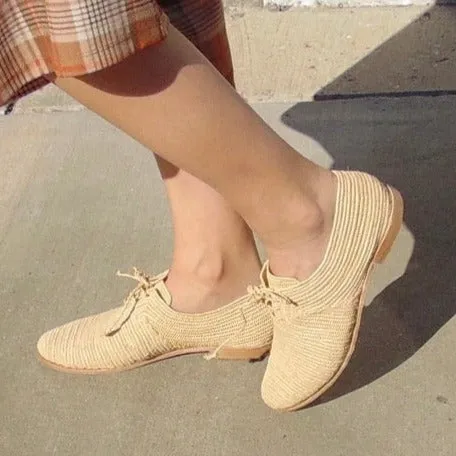 Raffia Oxford (Natural)