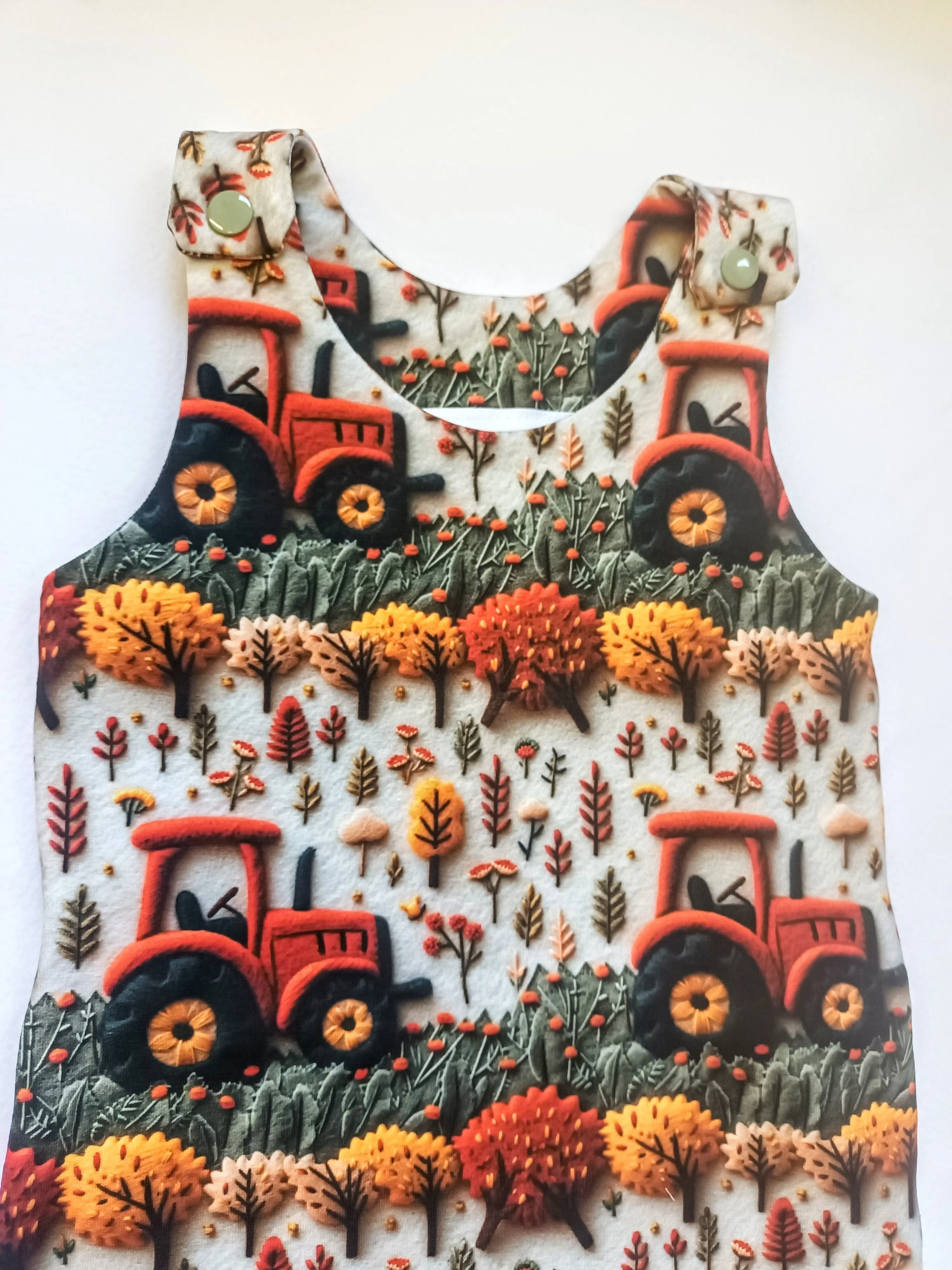 Red Tree Farm Romper SALE