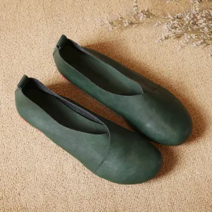 Retro Handmade Women's Flat Soft Sole Comfortable Shoes