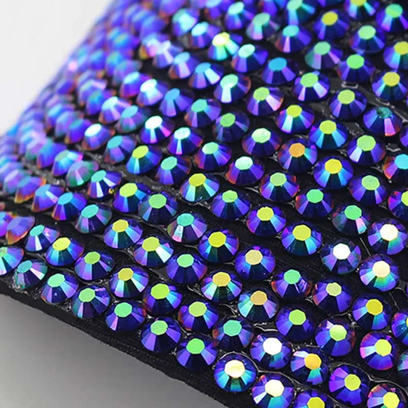 Rhinestone UV Protected Sheer Mesh Breathable Peaked Cap