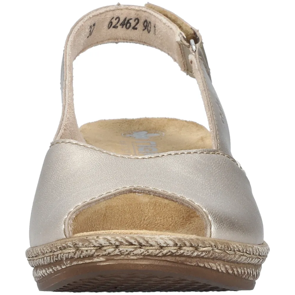 Rieker 62462-90 (Espadrille) Pale Gold Shoes