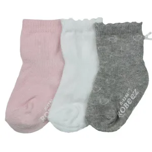 Robeez Girly Girl Basics Kick-Proof Socks - 3 PK