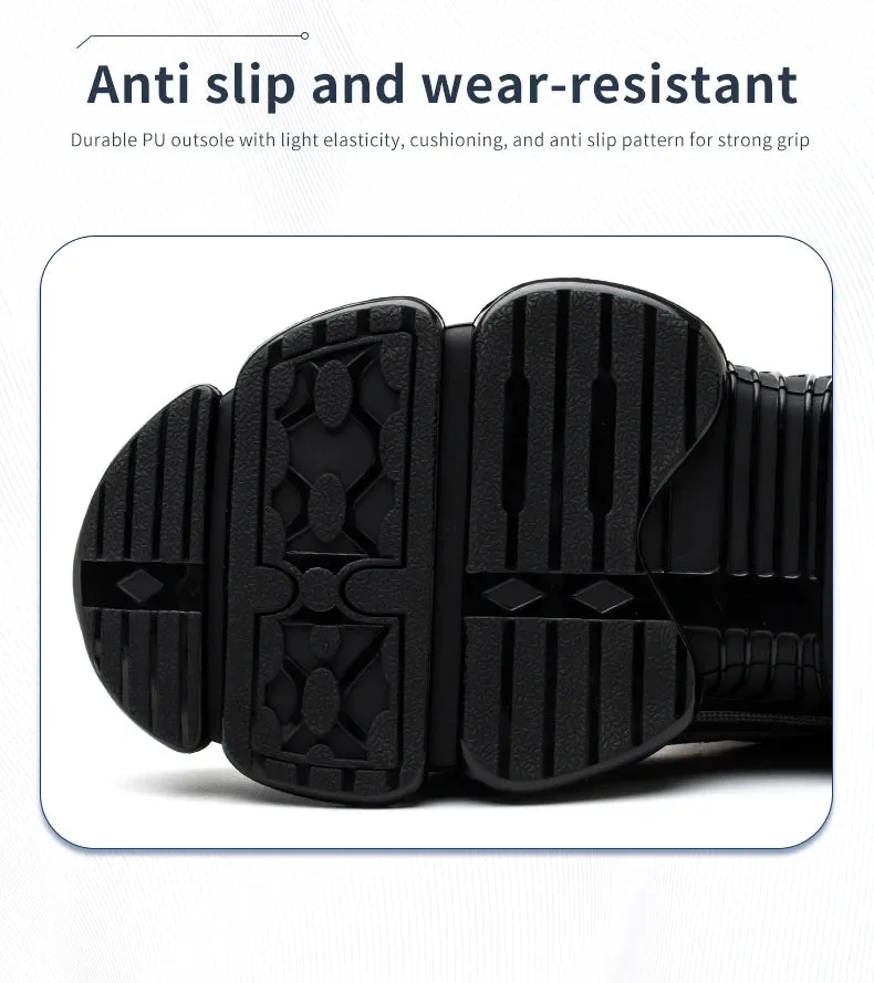 Rotating Button New Safety Shoes for Men – Anti-smash, Anti-puncture Work Shoes, Fashion Men’s Sport Shoes, Security Protective Boots