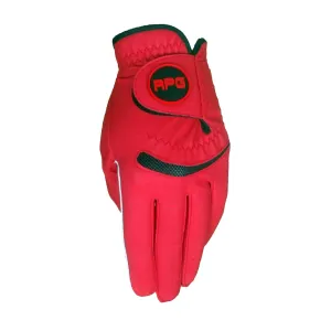 RPG Combo Cabretta Leather Color Golf Glove (Mens-Red)
