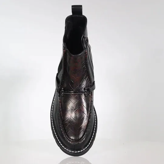 Rylan - Black Metallic Weave Combo