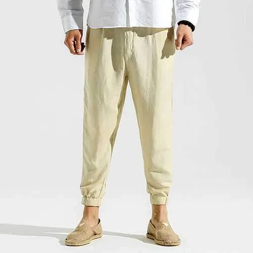S-4XL Breathable Thin Casual Pants