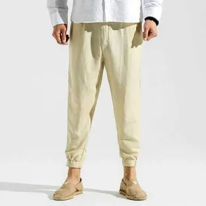 S-4XL Breathable Thin Casual Pants