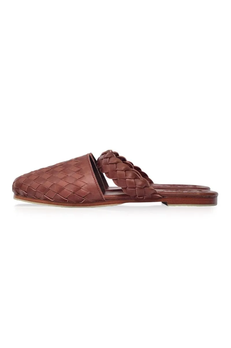Sea Escape Slide Sandals in Vintage Brown