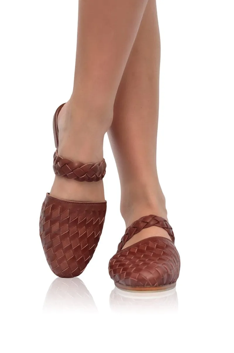 Sea Escape Slide Sandals in Vintage Brown