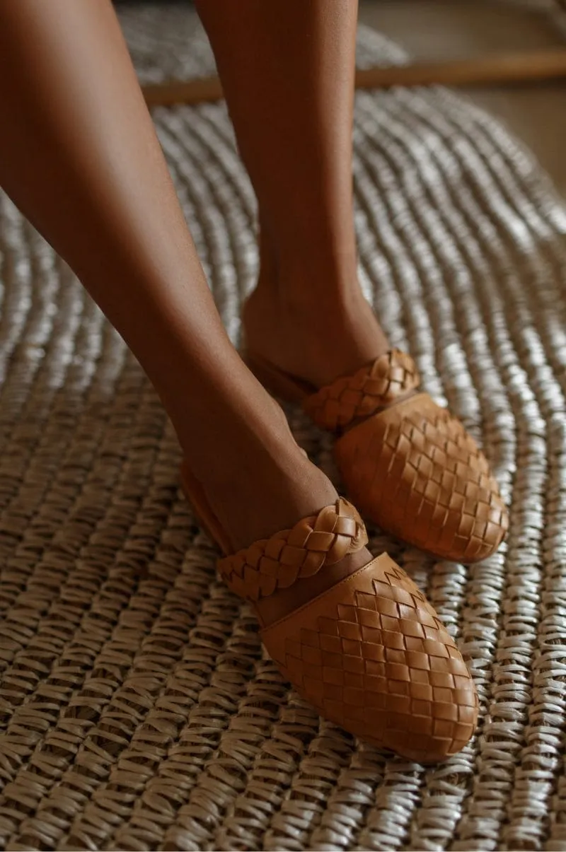 Sea Escape Slide Sandals in Vintage Brown
