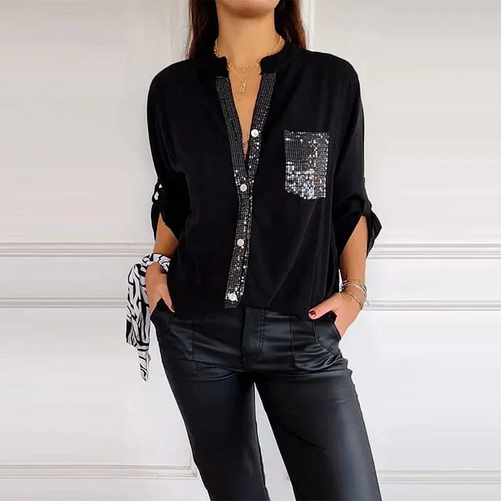 Shimmer Shirt™ – Effortless Sparkle for the Modern Woman