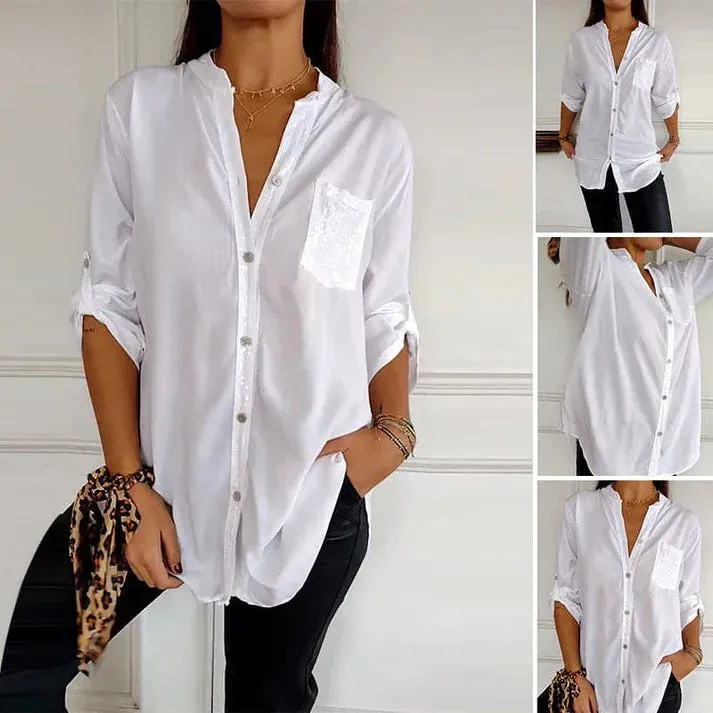 Shimmer Shirt™ – Effortless Sparkle for the Modern Woman
