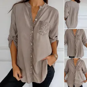Shimmer Shirt™ – Effortless Sparkle for the Modern Woman