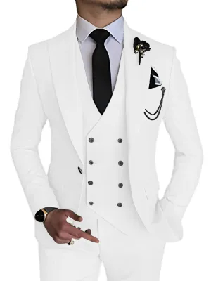 Slim 3 Pieces Causal Business Party Men's Suits