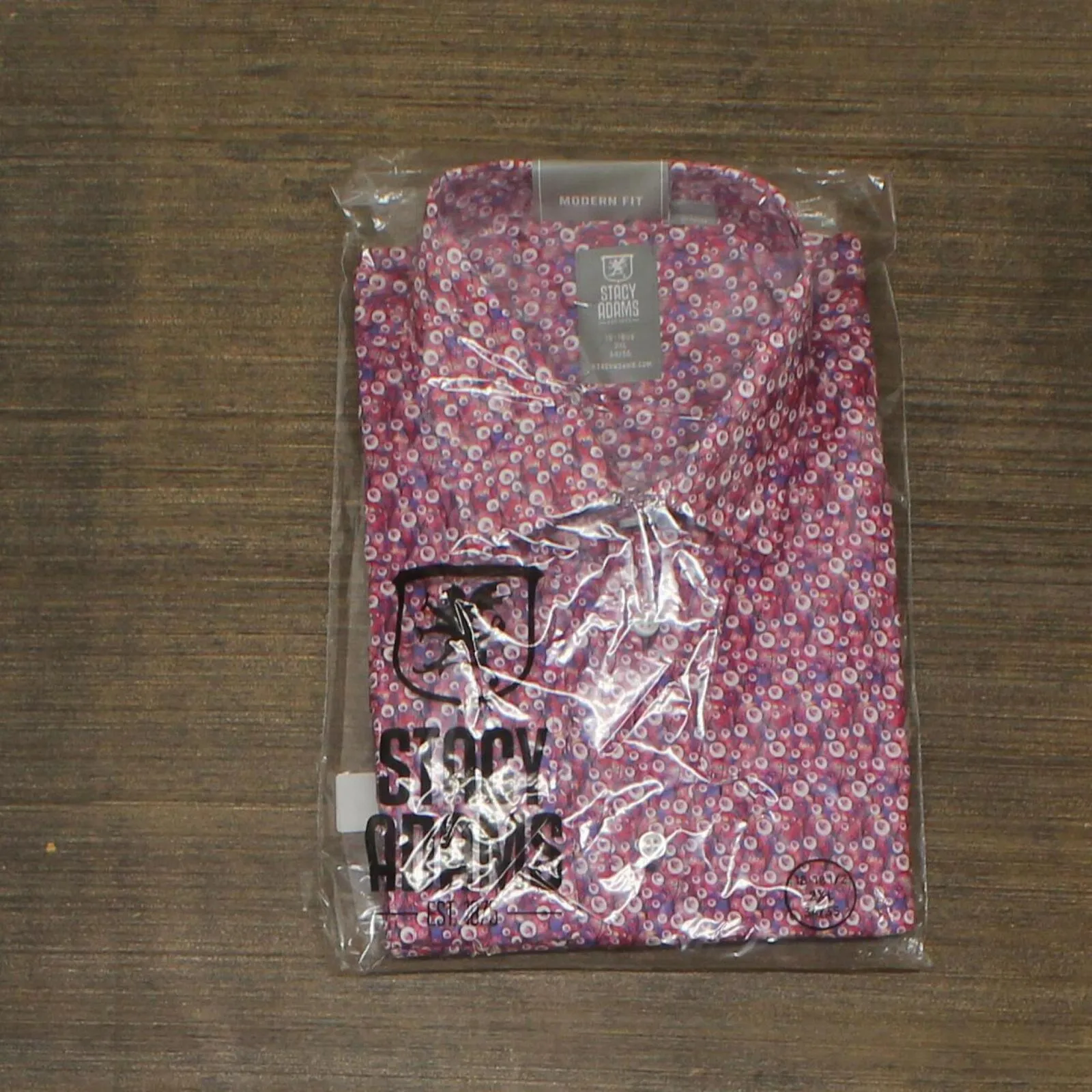 Stacy Adams Mens B&T Bubble Print Dress Shirt Bubble Print 2XL 18-18 1/2 34/35