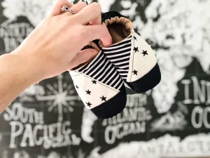 Stars & Stripes Half and Half Moccs