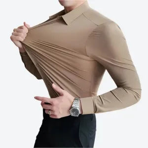 Stretchable Long Sleeve Formal Dress Shirts