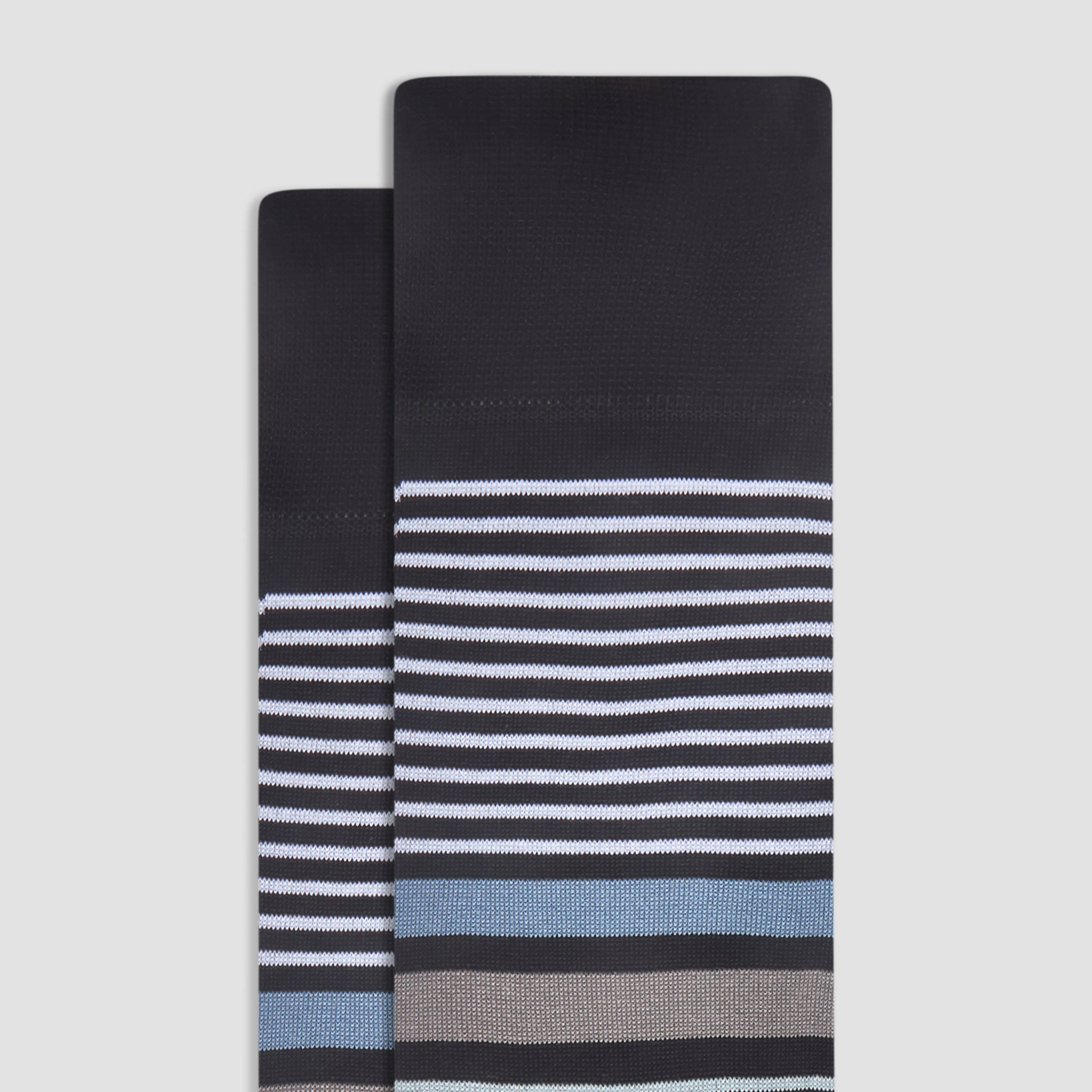 Striped Mid-Calf Socks