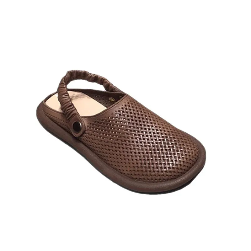 Summer Casual Hollow Sandals Breathable Comfortable Flat Shoes