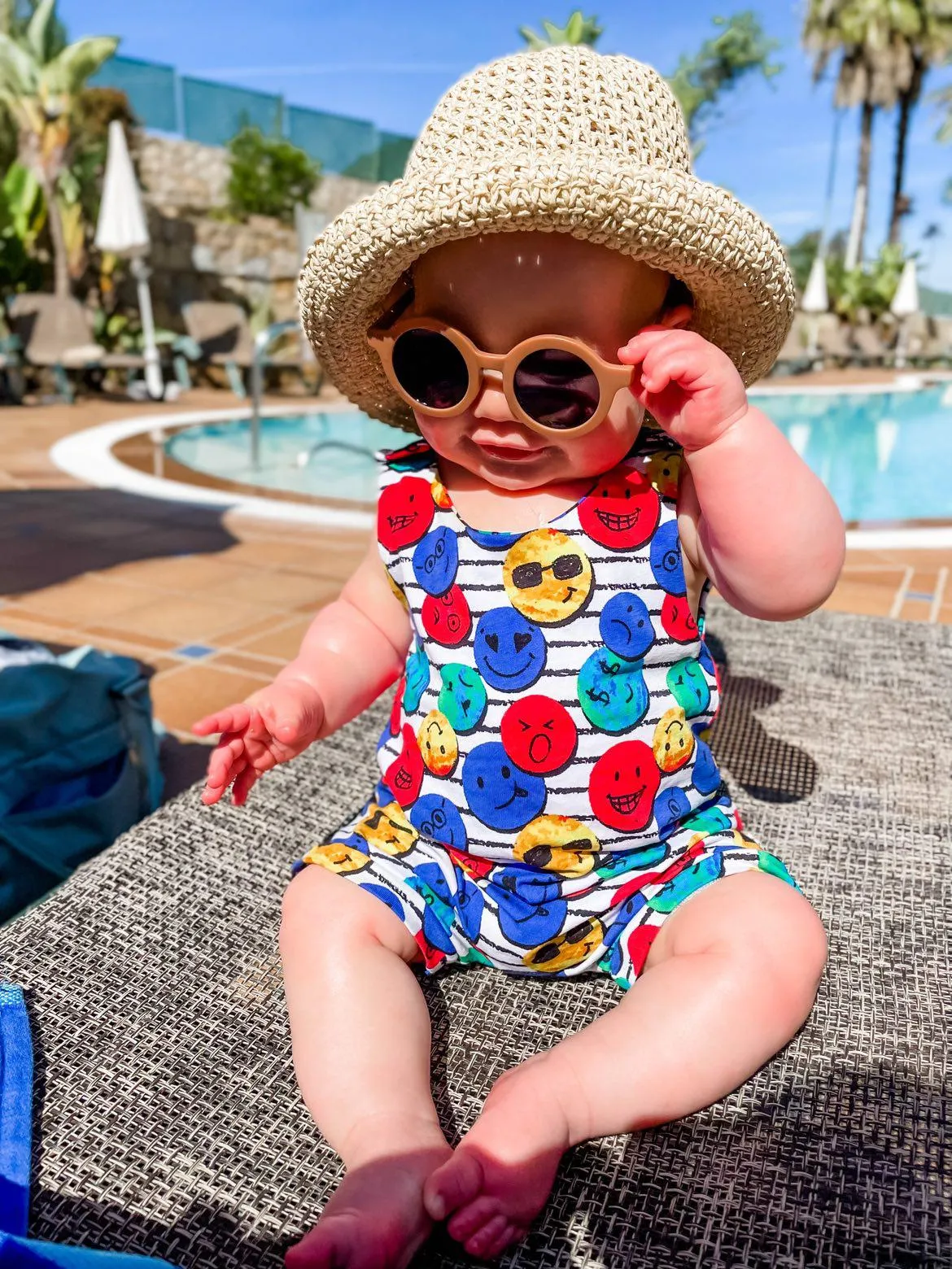 Summer Smiley Shortie Romper SALE