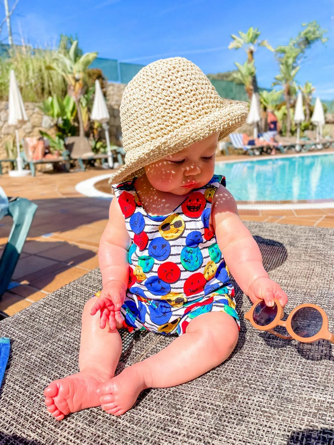 Summer Smiley Shortie Romper SALE