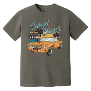 Sunset Chaser Classic Car Vintage Comfort Colors Tee