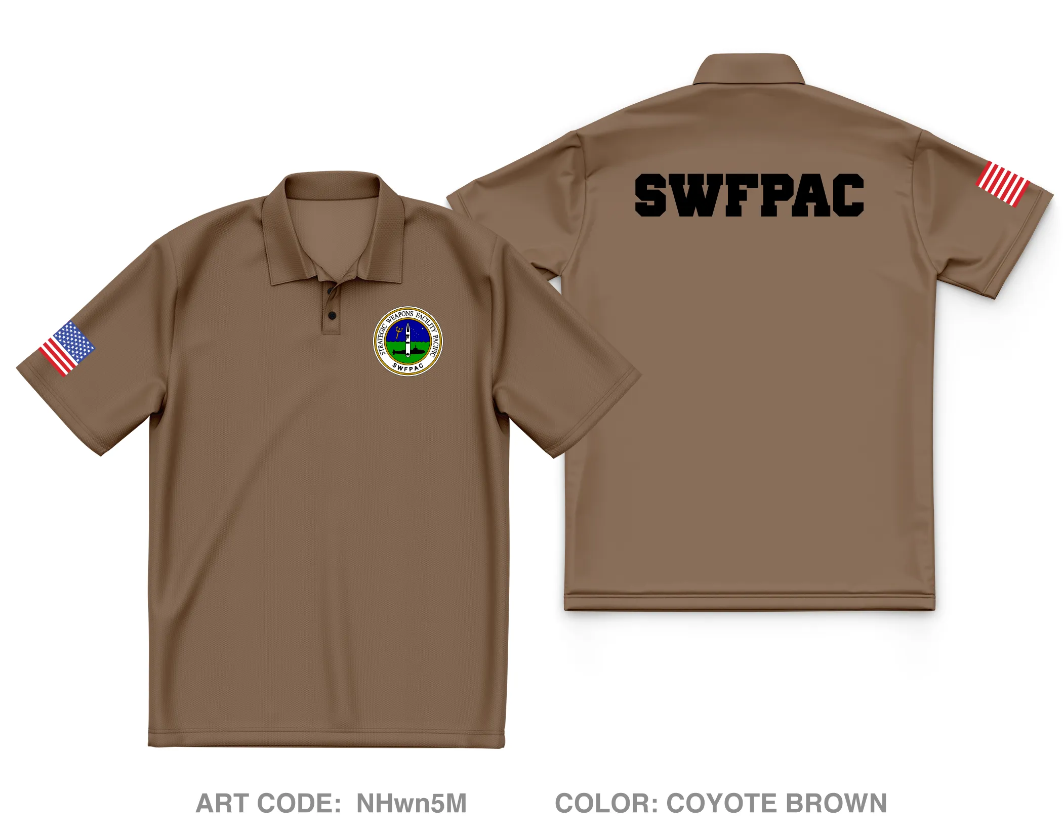 SWFPAC Core Men's SS Performance Polo - NHwn5M