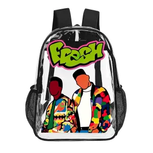 The Fresh Prince Of Bel-Air Will & Jazz Transparent Backpack 17 Inch